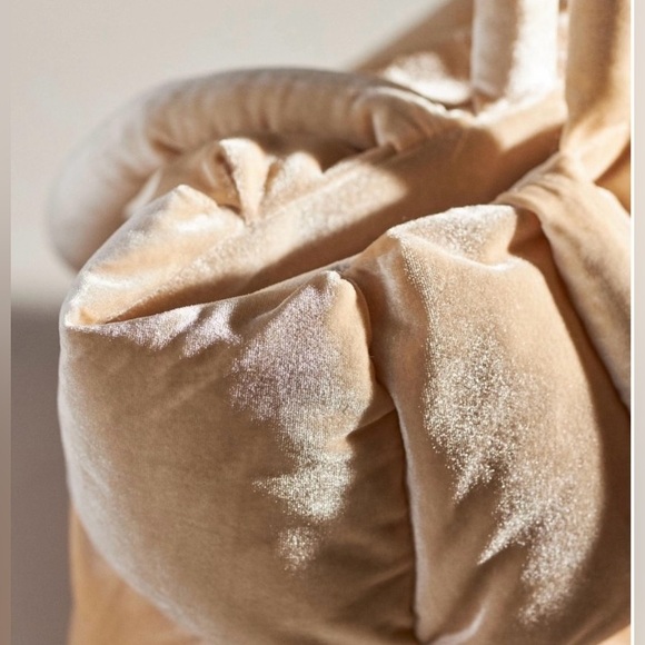 Anthropologie Velvet Puffer Tote - Picture 2 of 3